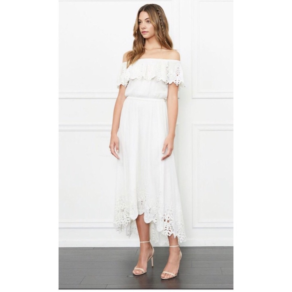 rachel zoe off the shoulder halsey gown